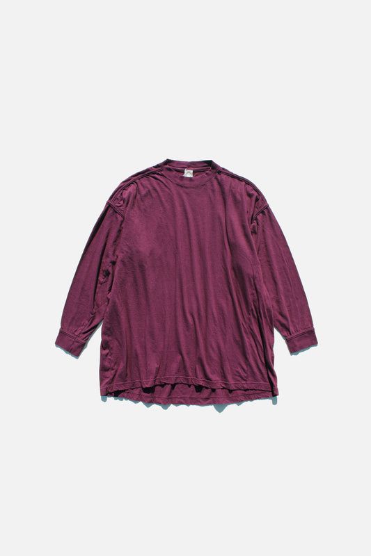 O PROJECT COTTON WOOL JERSEY LONG SLEEVE TEE