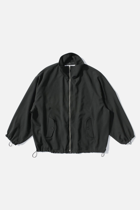 VOAAOV BISHU OLD WOOL GABARDINE ZIP BLOUSON