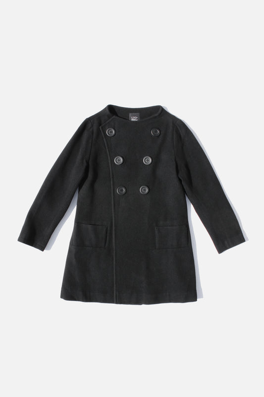 LIMI feu SNAP-BUTTON COAT BLACK