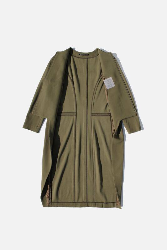 Yohji Yamamoto FEMME TAIL JACKET KHAKI