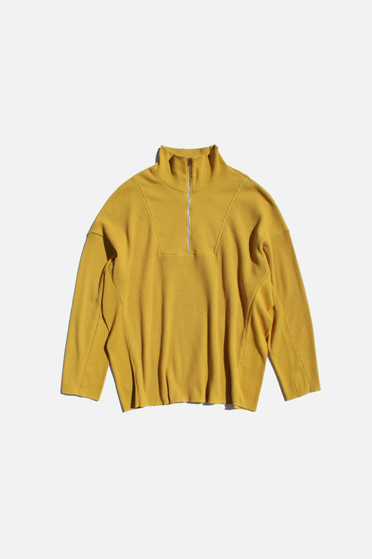 MY BEAUTIFUL LANDLET WAFFLE HALF ZIP PULLOVER