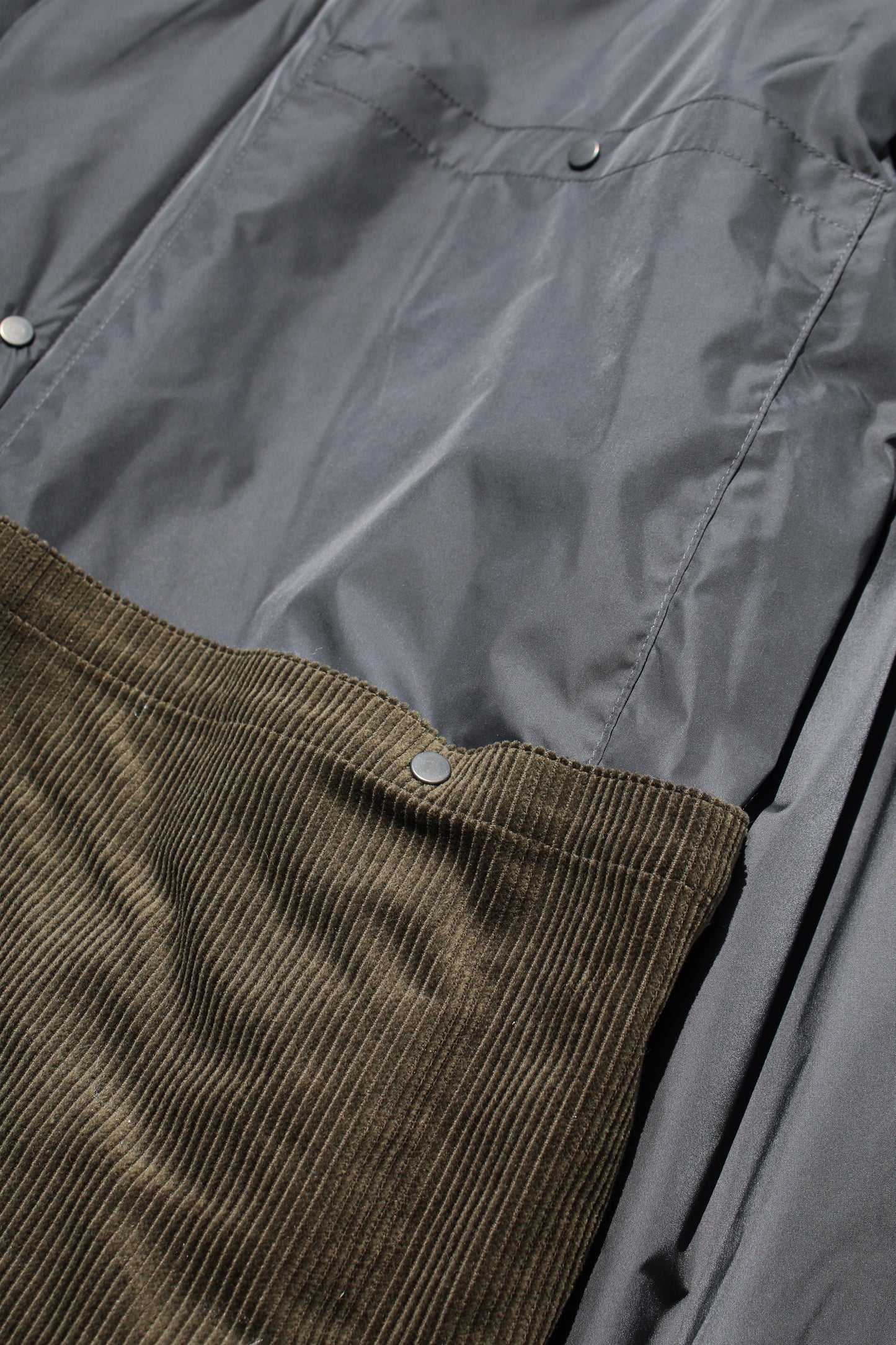 MY BEAUTIFUL LANDLET PADDED NYLON JACKET - CHARCOAL