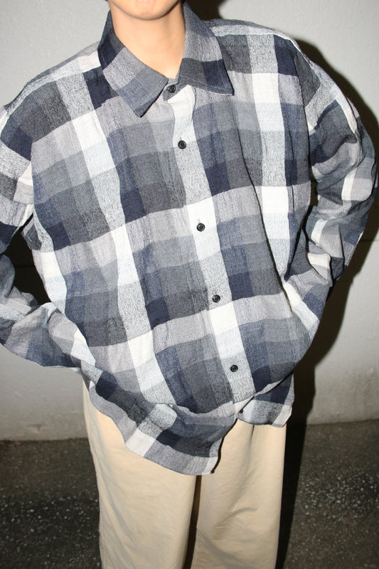 O PROJECT BIG CHECK REGULAR SHIRT