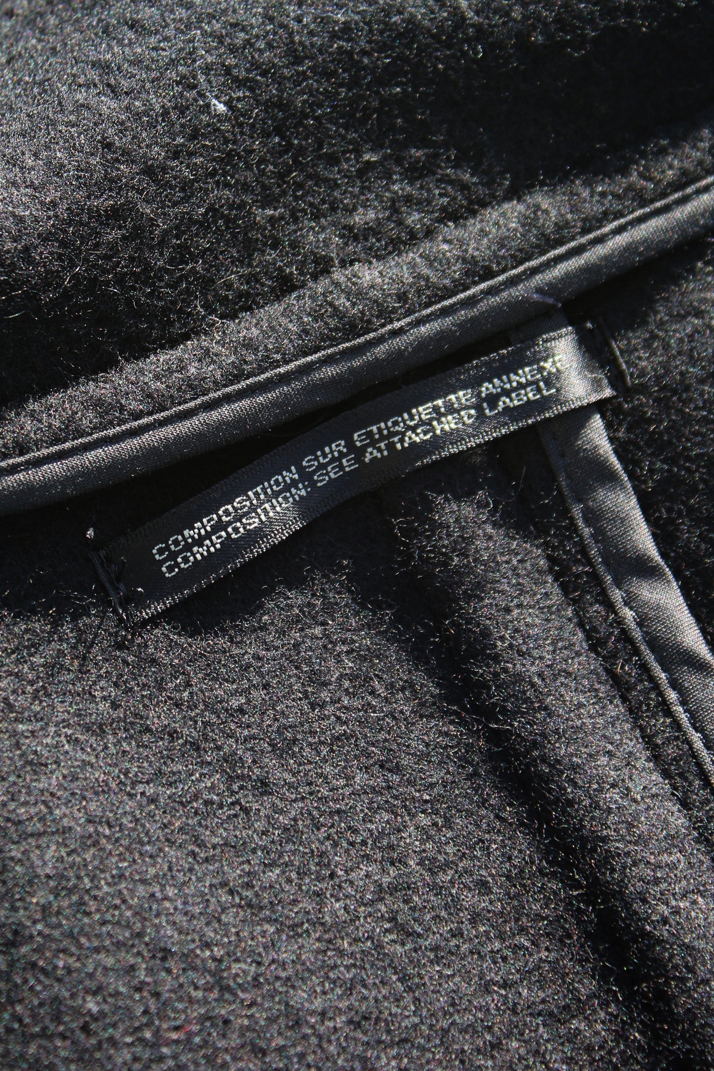 Yohji Yamamoto FEMME LONG COAT BLACK