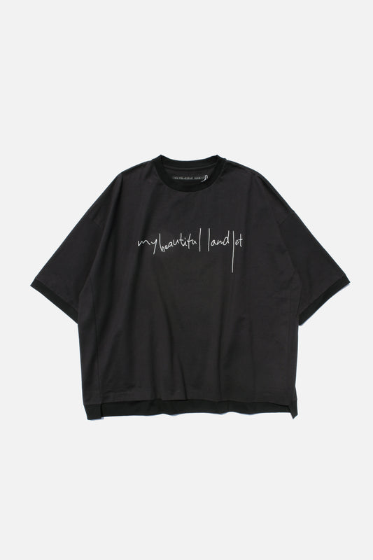MY BEAUTIFUL LANDLET MERCERIZATION JERSEY MBL BIG TEE - MBL LOGO
