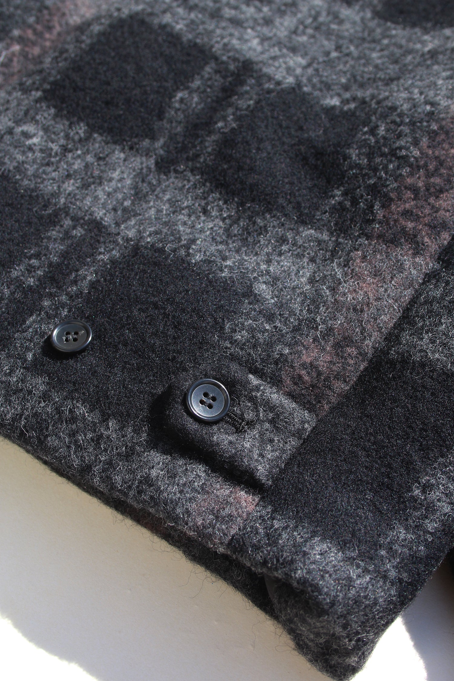 VOAAOV KAWADA DOWN TRYSPIN LOOP WOOL JACKET