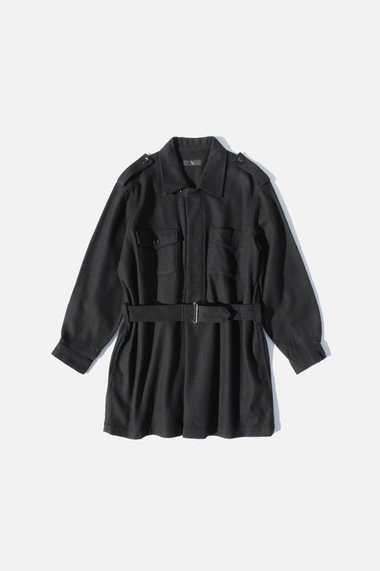 Y's BELT PULLOVER SHIRT BLACK
