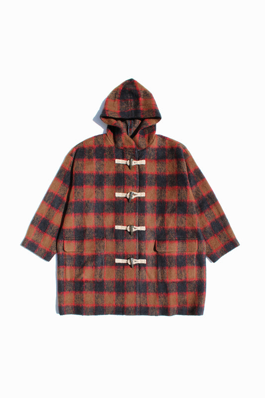 BASISBROEK ATHUS COAT - CAMEL CHECK