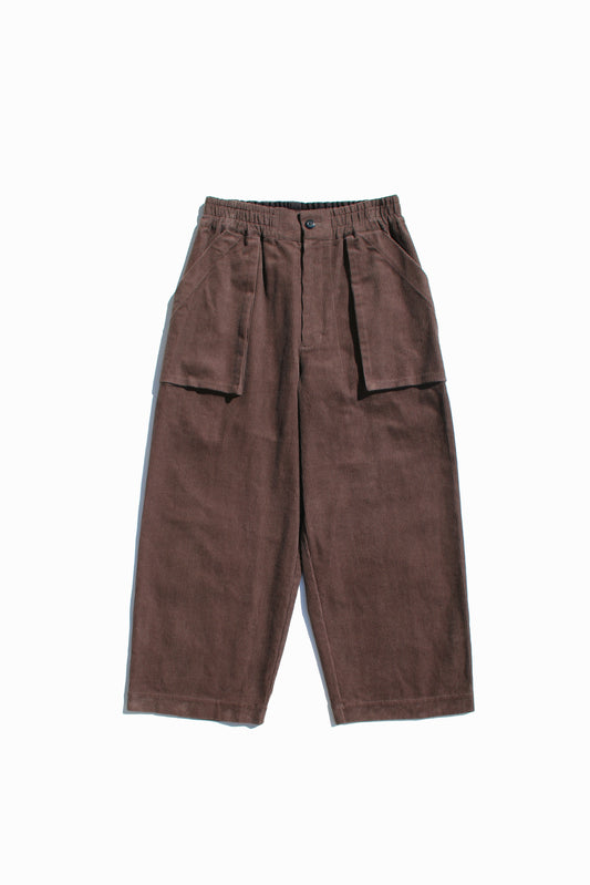 VOAAOV CORDUROY WIDE PANTS