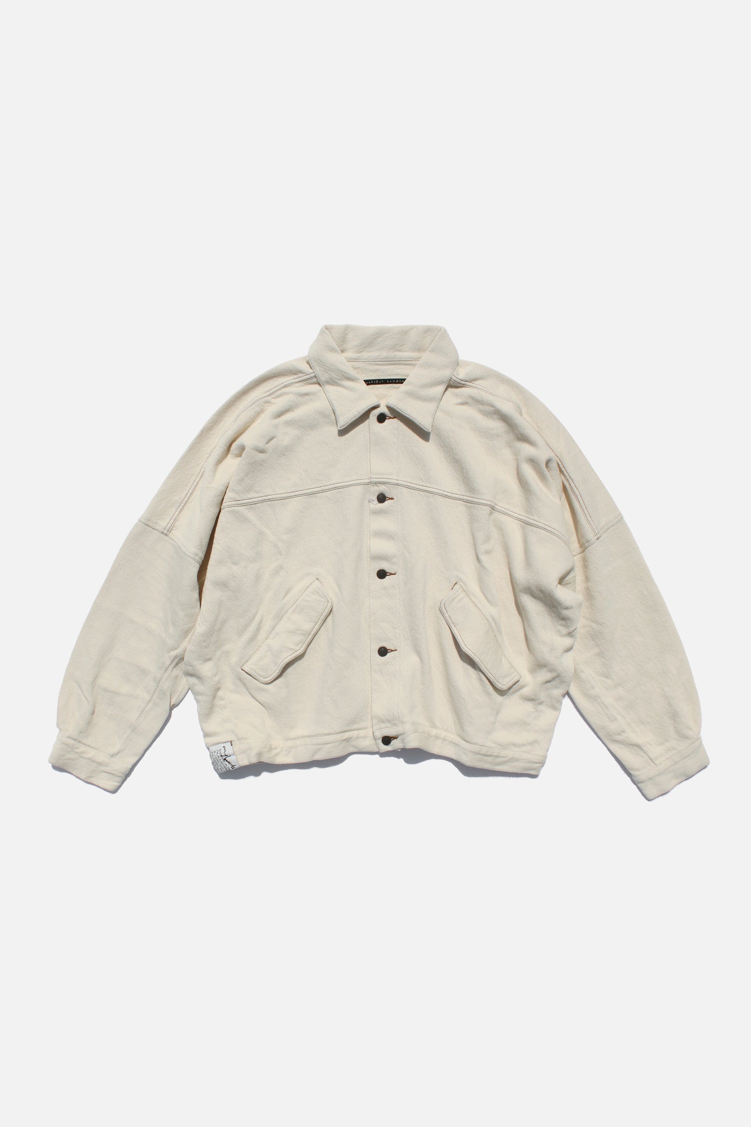ジャケット・アウター my beautiful landlet wide jacket MY BEAUTIFUL LANDLET SOFT DENIM WIDE JACKET - KINARI – TOYASIDO