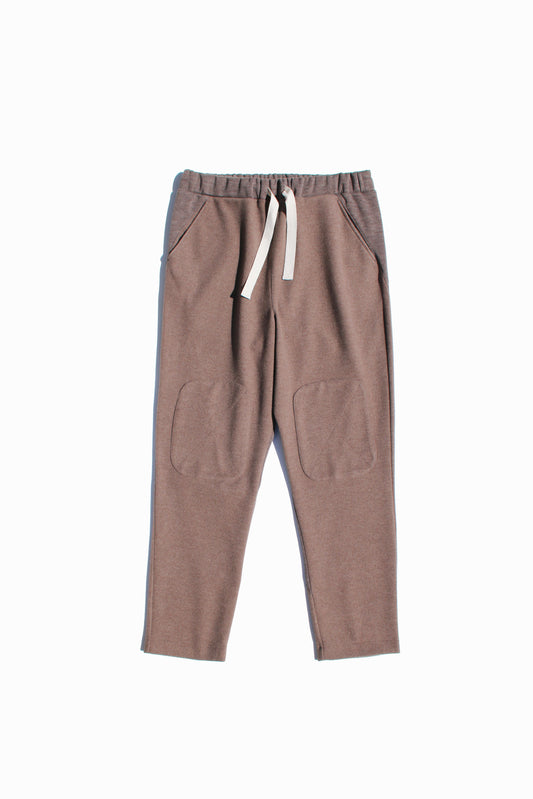 VOAAOV HYBRID RELUX JERJEY PANTS - BROWN