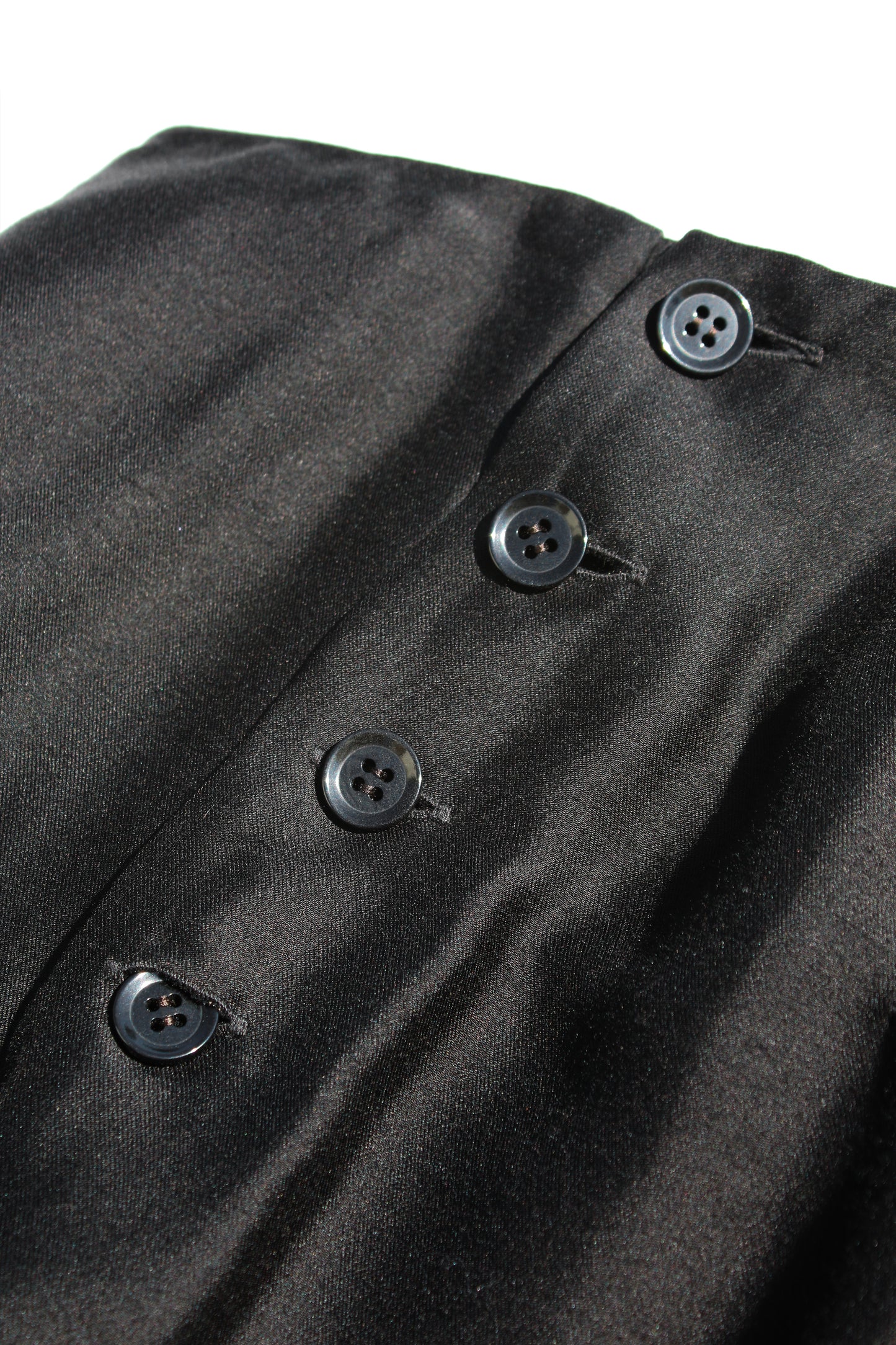 Yohji Yamamoto +NOIR TENCEL SILK SKIRT BLACK