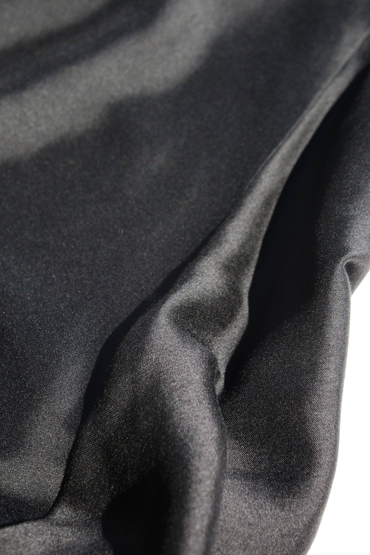 Yohji Yamamoto +NOIR TENCEL SILK SKIRT BLACK
