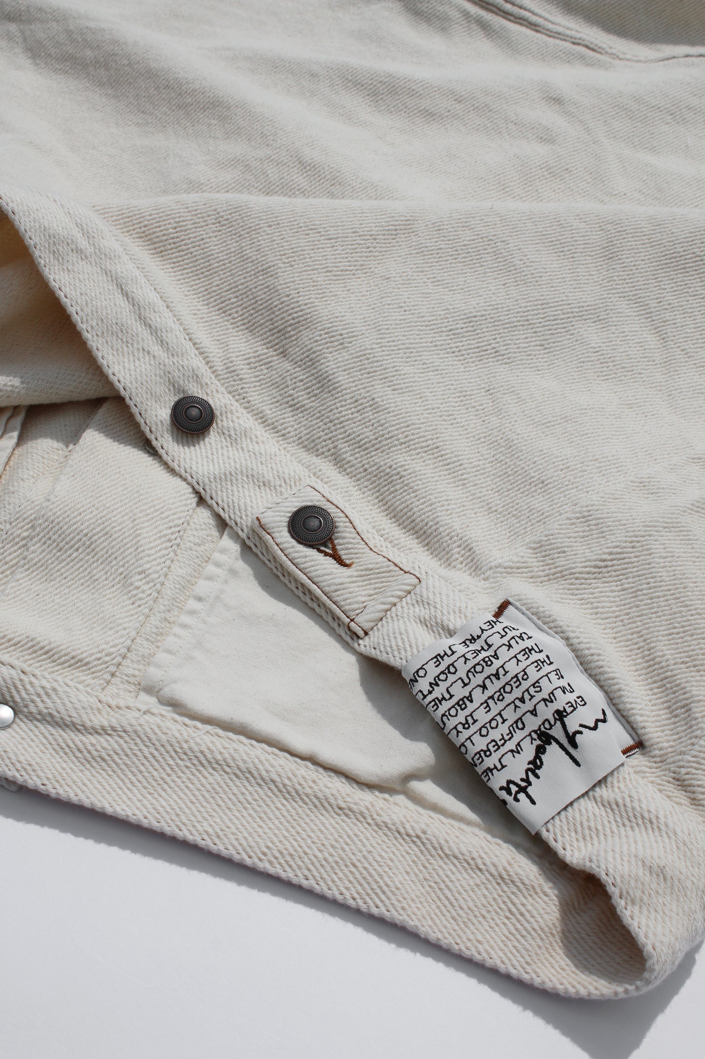 MY BEAUTIFUL LANDLET SOFT DENIM WIDE JACKET - KINARI