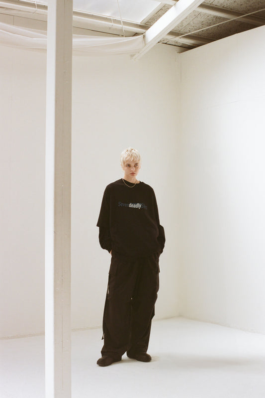 ESSAY LAYERED OVERSIZE LONG T-SHIRT - SEVEN