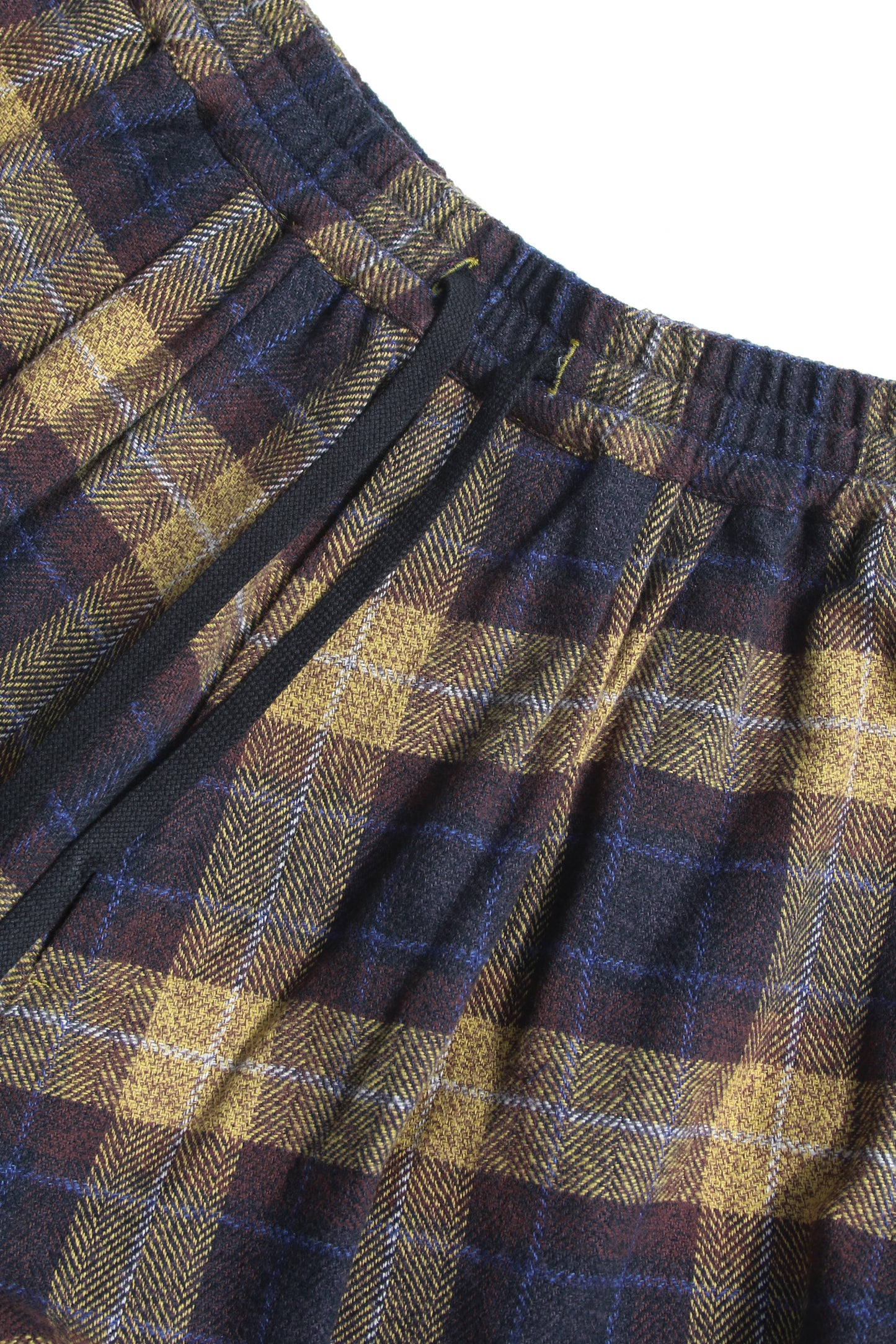 MY BEAUTIFUL LANDLET COTTON TWEED WIDE PANTS - YELLOW