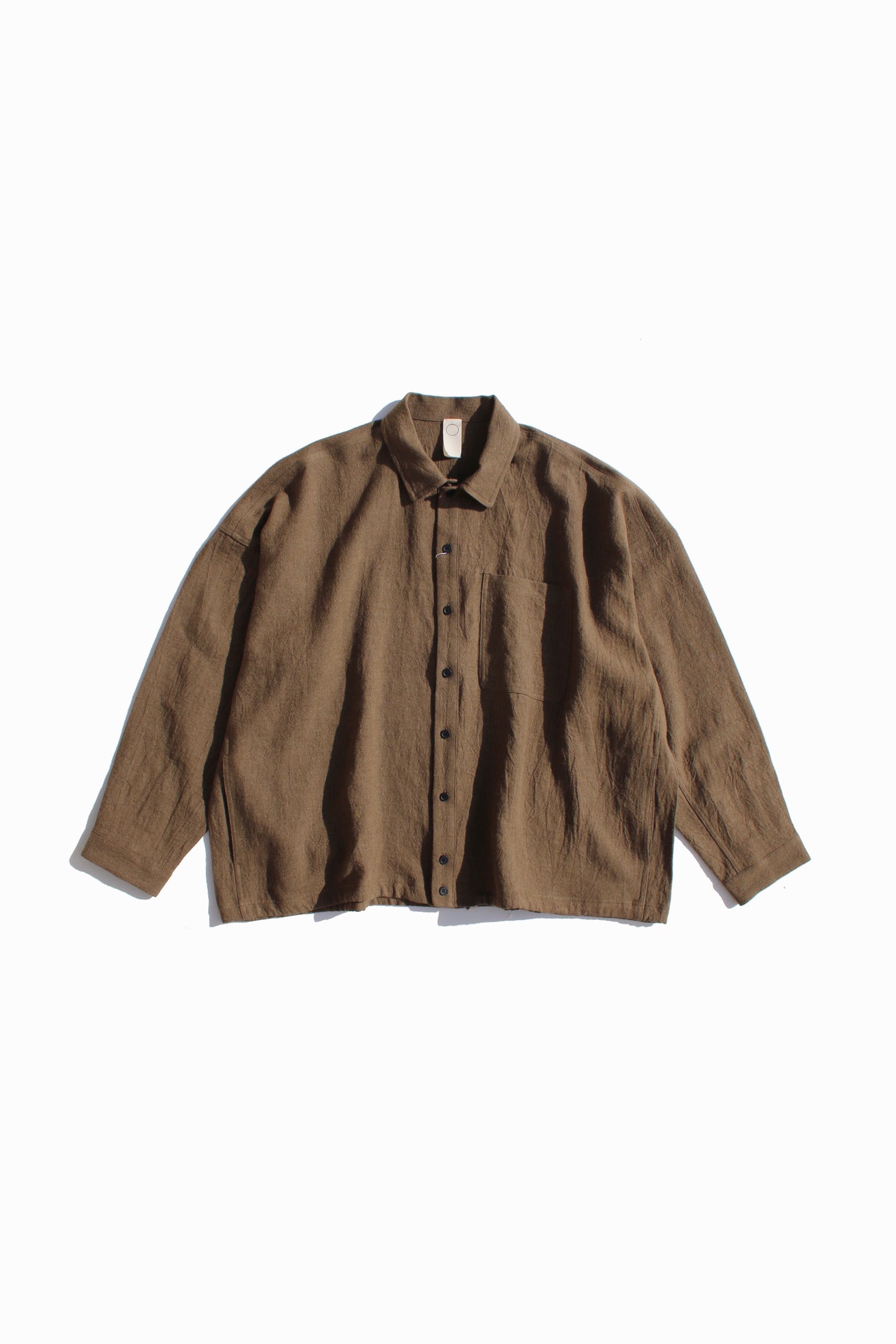 O PROJECT BOILED CLOTH BOMBER SHIRT