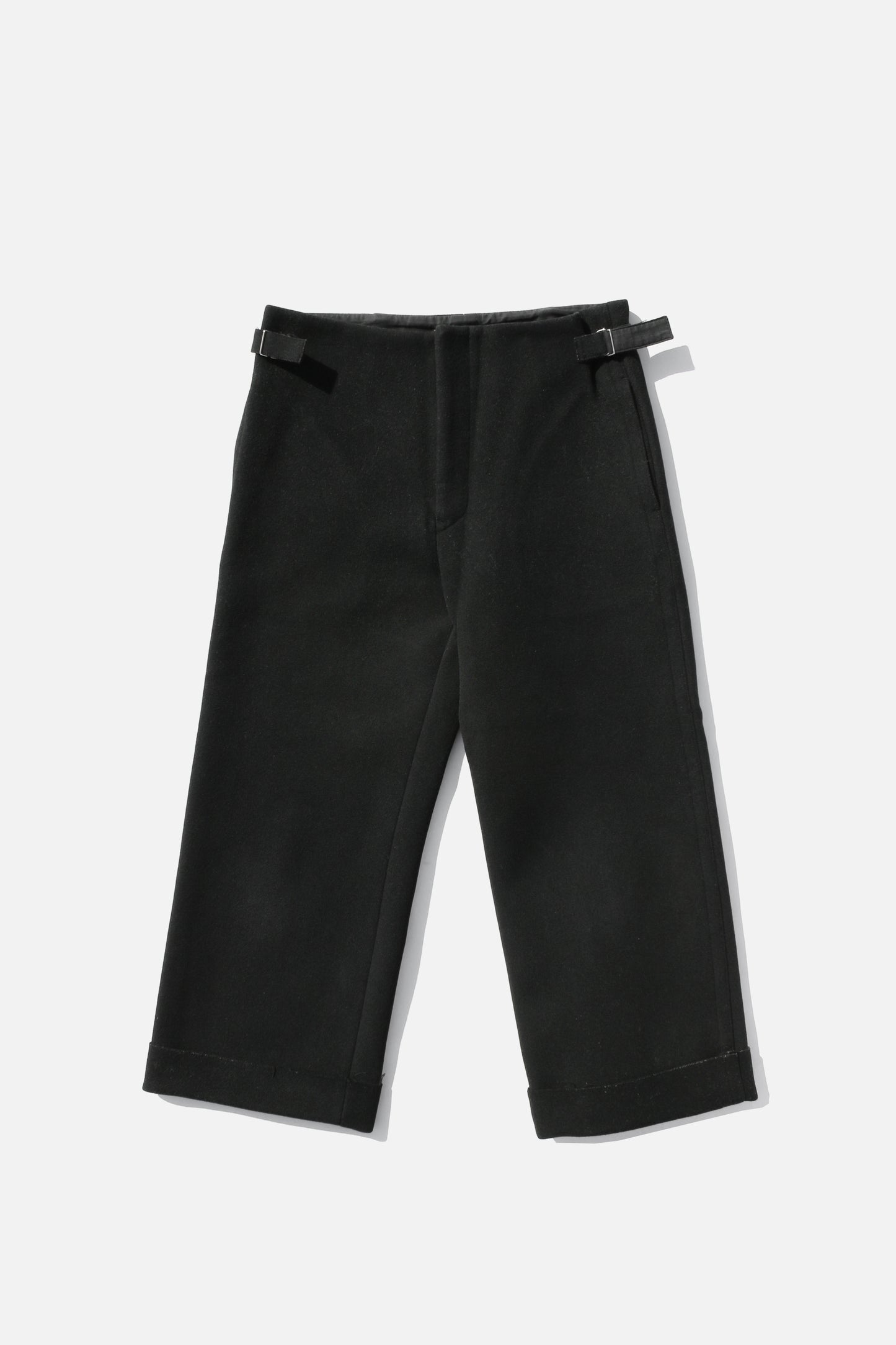 Yohji Yamamoto FEMME WOOL NYLON PANTS BLACK