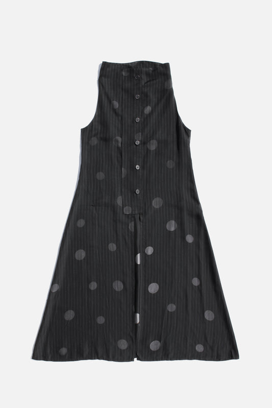 Y's CUPRO DRESS BLACK