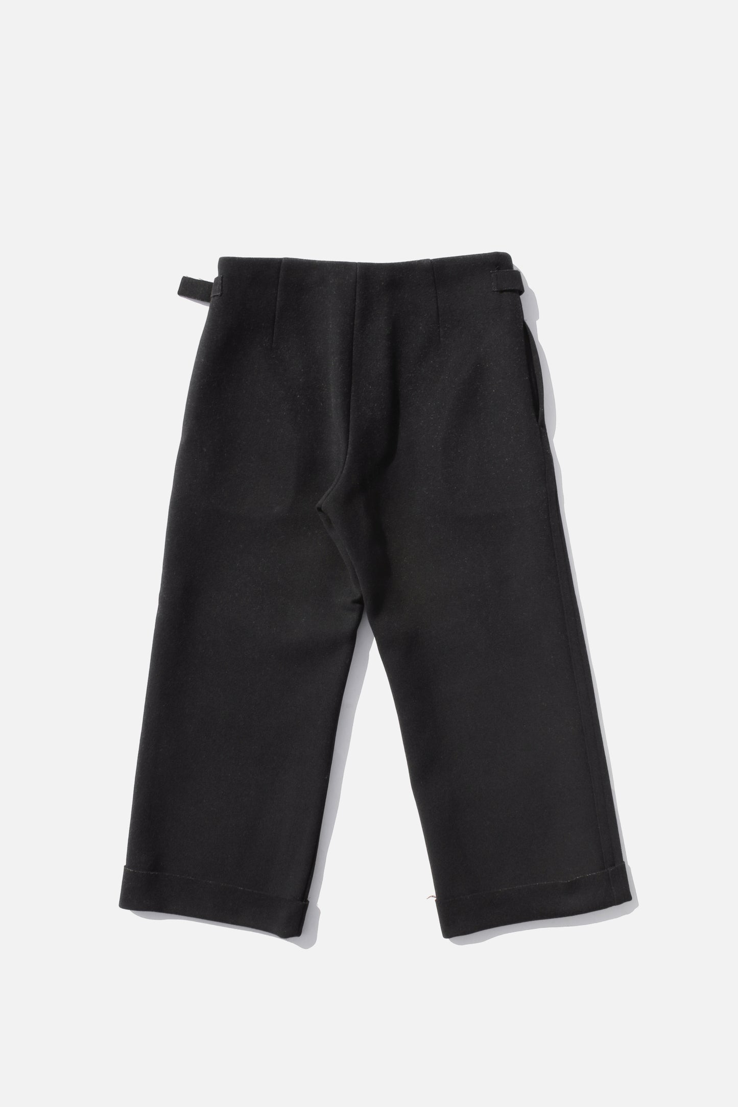 Yohji Yamamoto FEMME WOOL NYLON PANTS BLACK