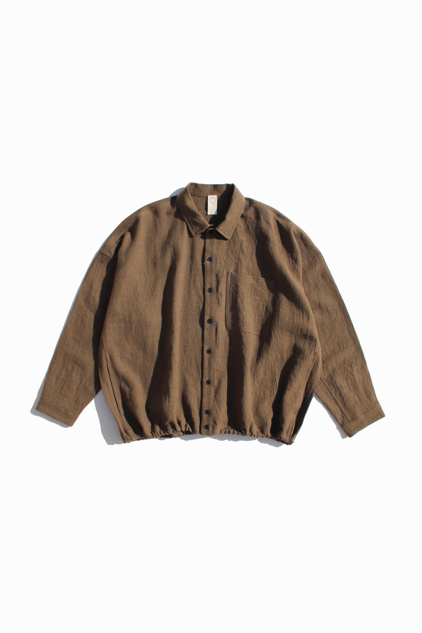 O PROJECT BOILED CLOTH BOMBER SHIRT