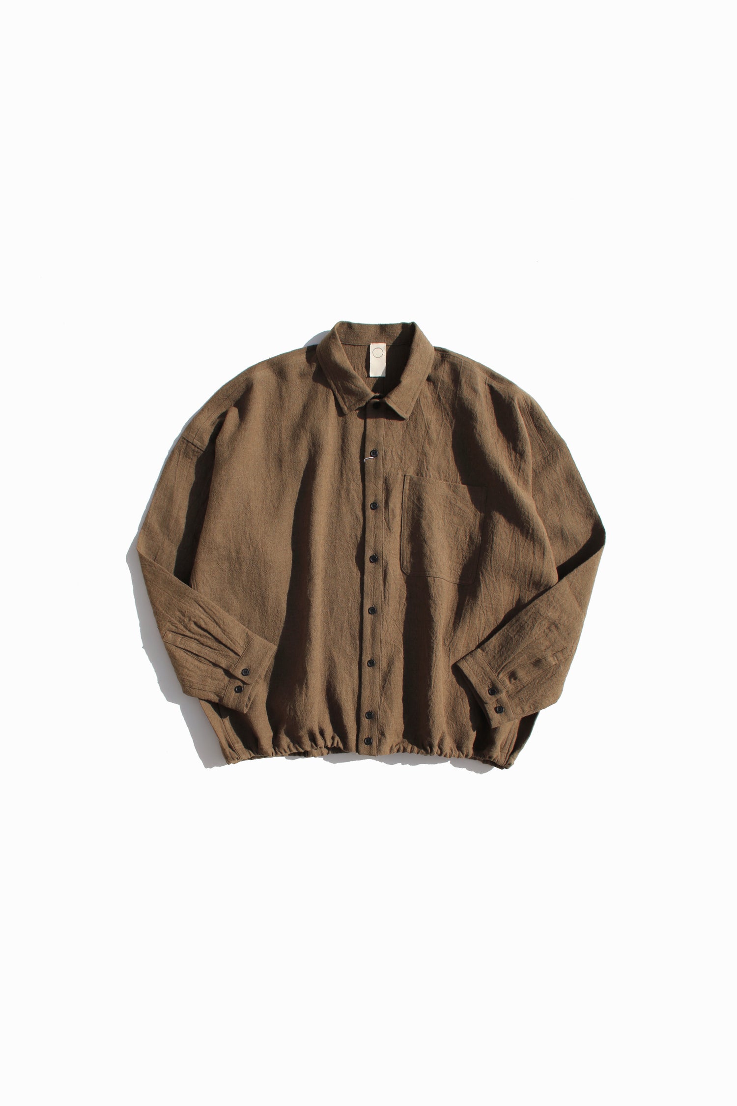 O PROJECT BOILED CLOTH BOMBER SHIRT