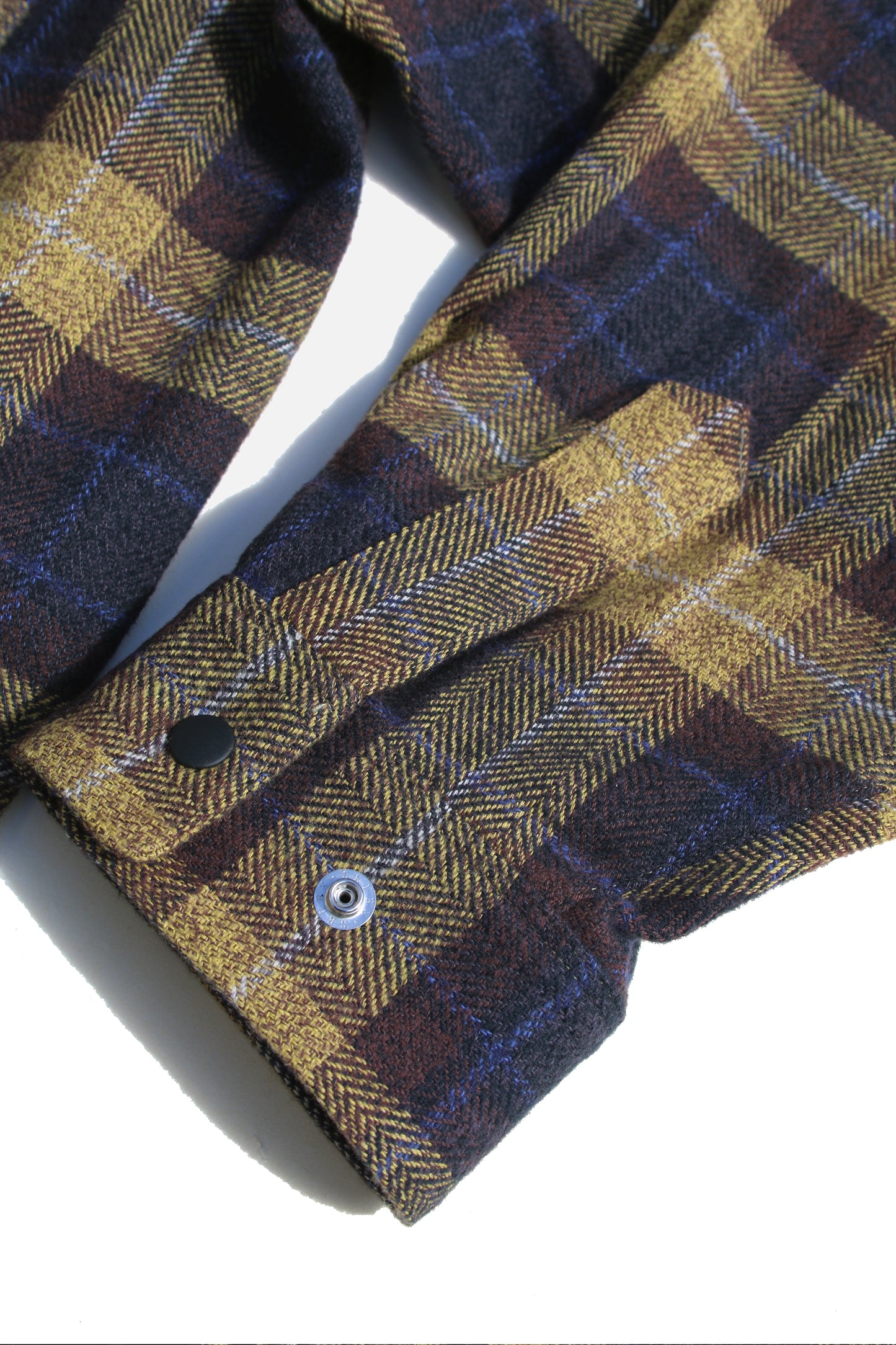 MY BEAUTIFUL LANDLET COTTON TWEED BIG POCKET SHIRT - YELLOW