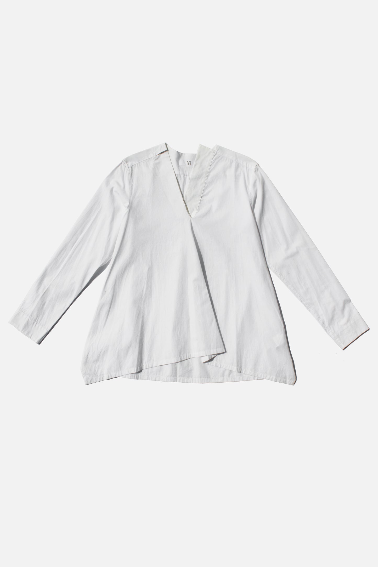 Y's V-NECK PULLOVER SHIRT WHITE