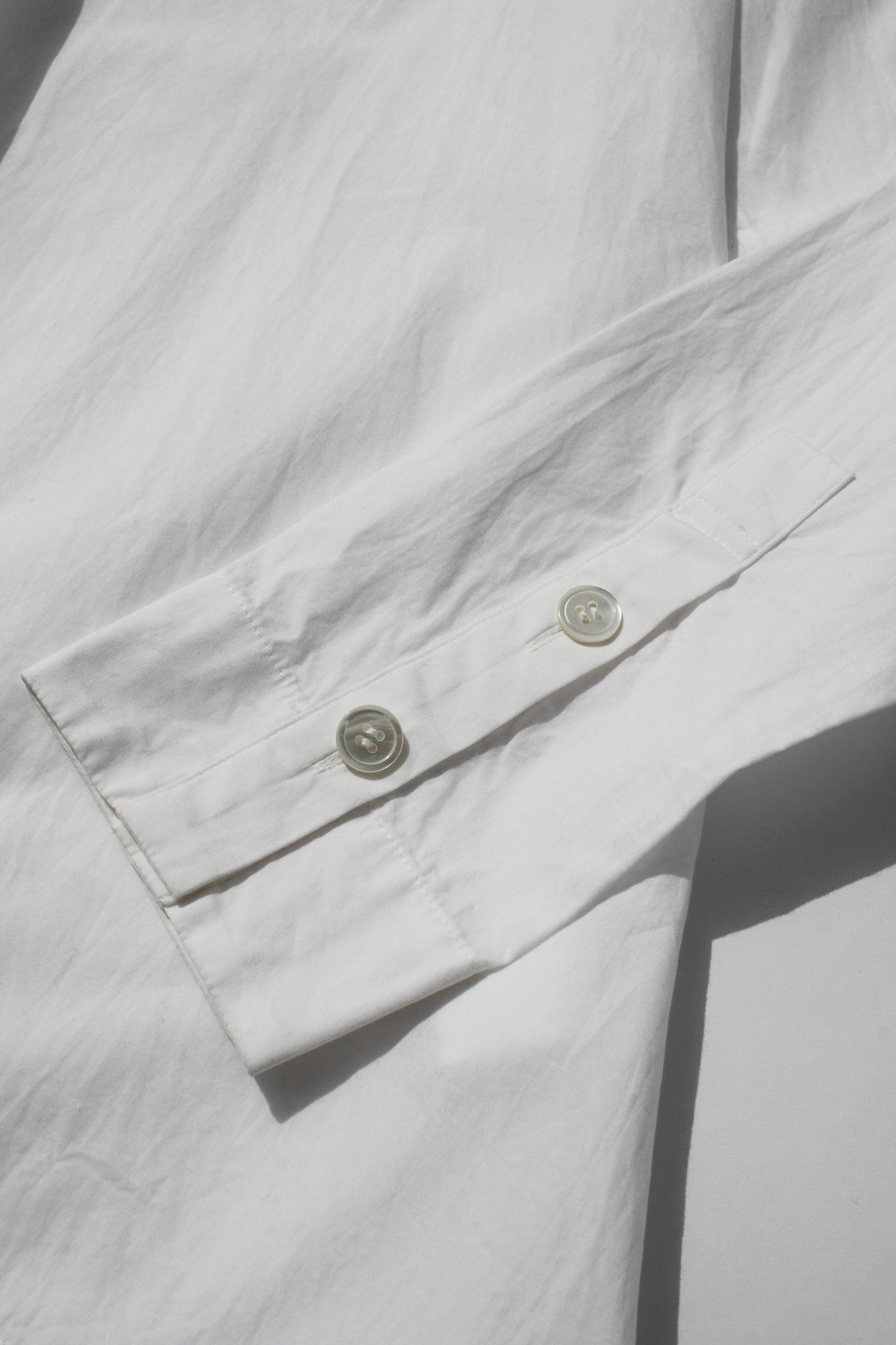 Y's V-NECK PULLOVER SHIRT WHITE