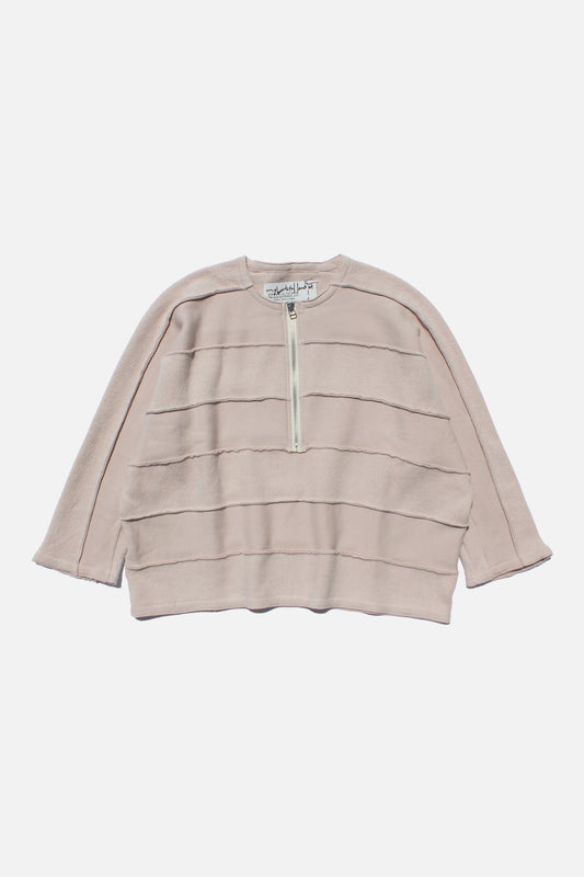 MY BEAUTIFUL LANDLET NAPPING BRUSHED FRENCH TERRY PULLOVER - PINK