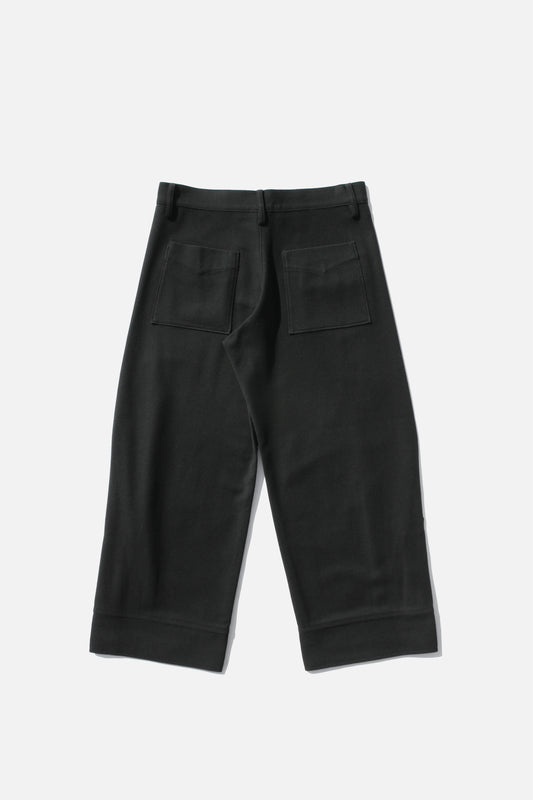 Y's WOOL PANTS BLACK