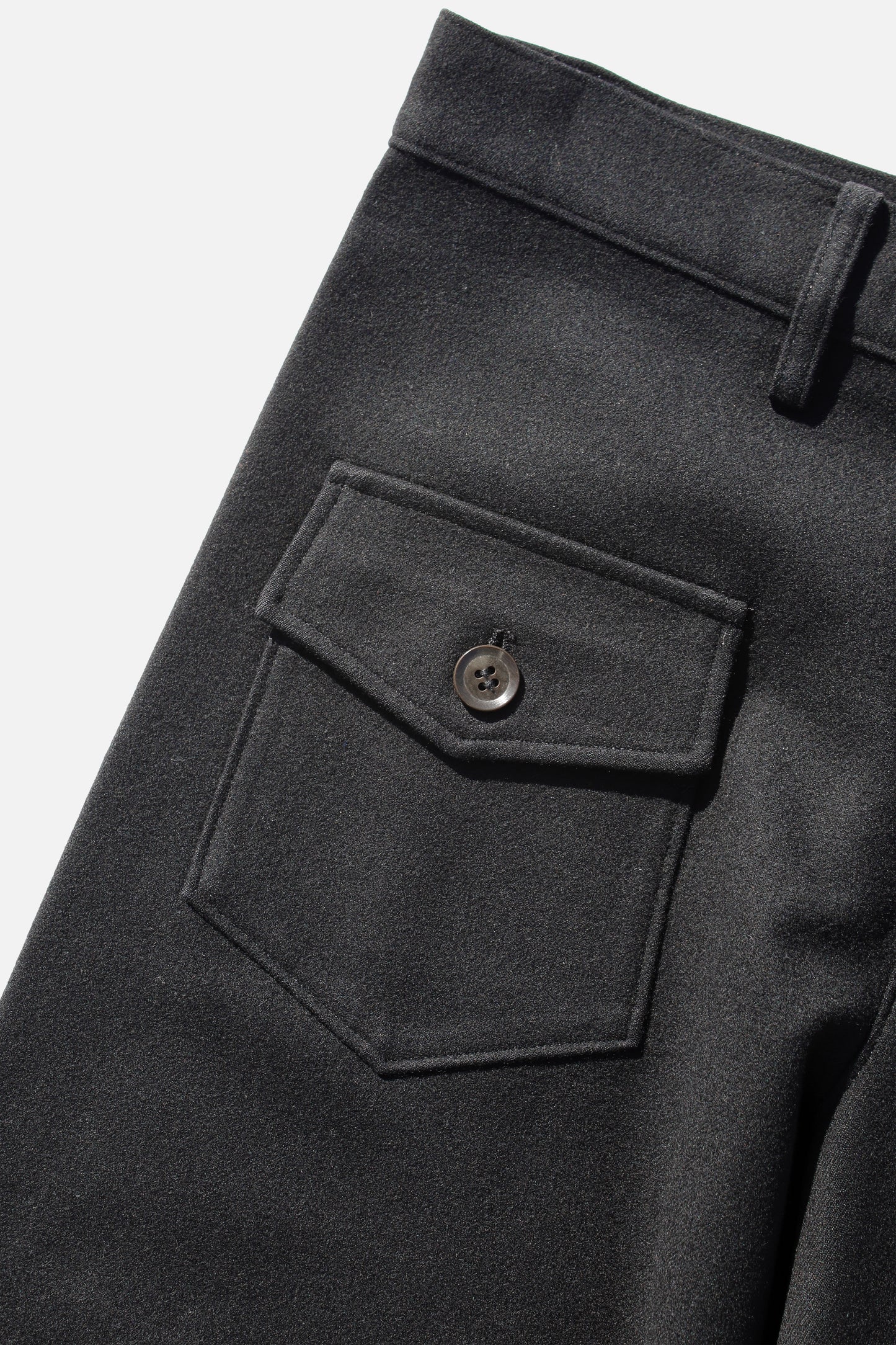 Y's WOOL PANTS BLACK