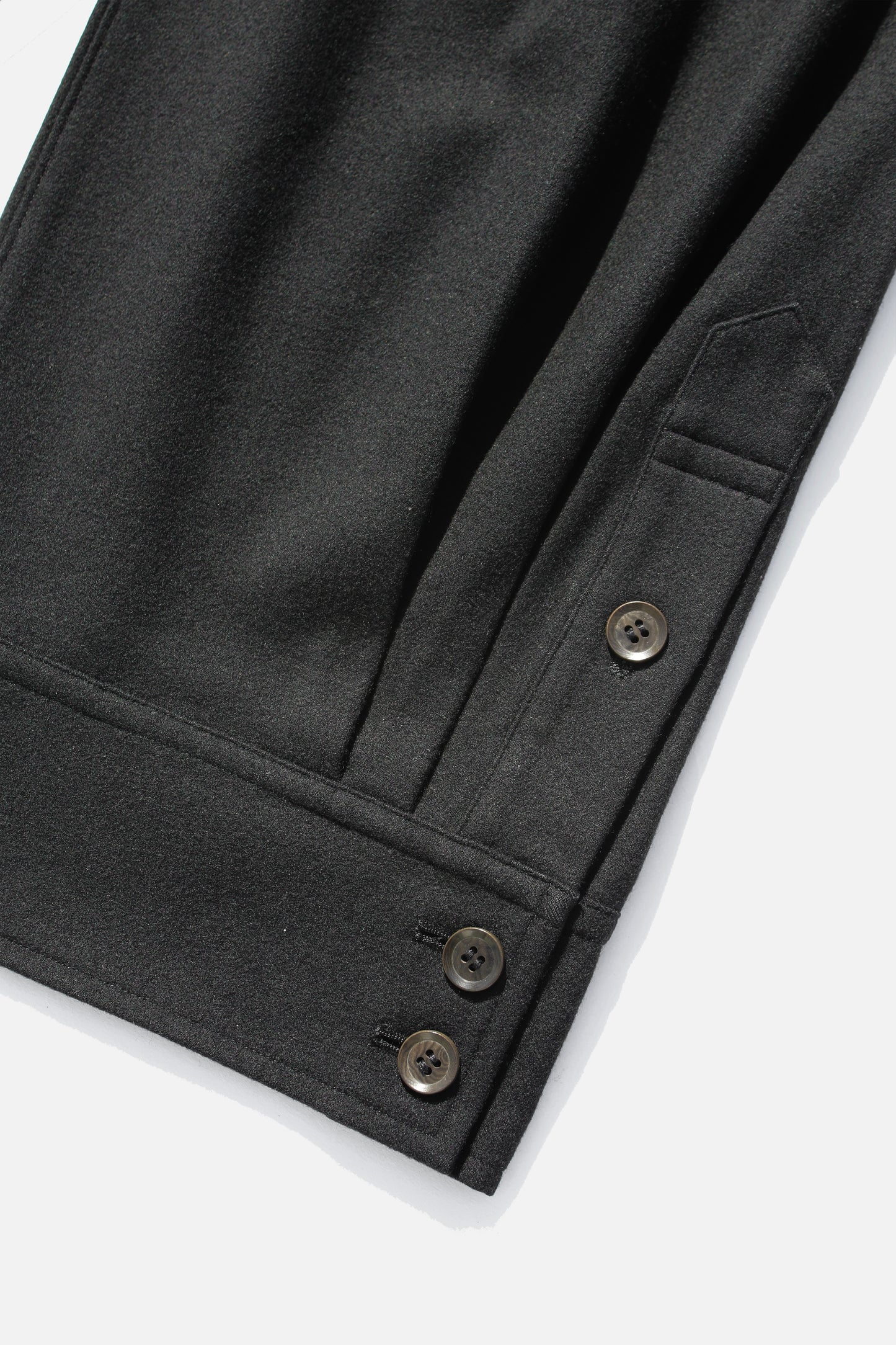 Y's WOOL PANTS BLACK