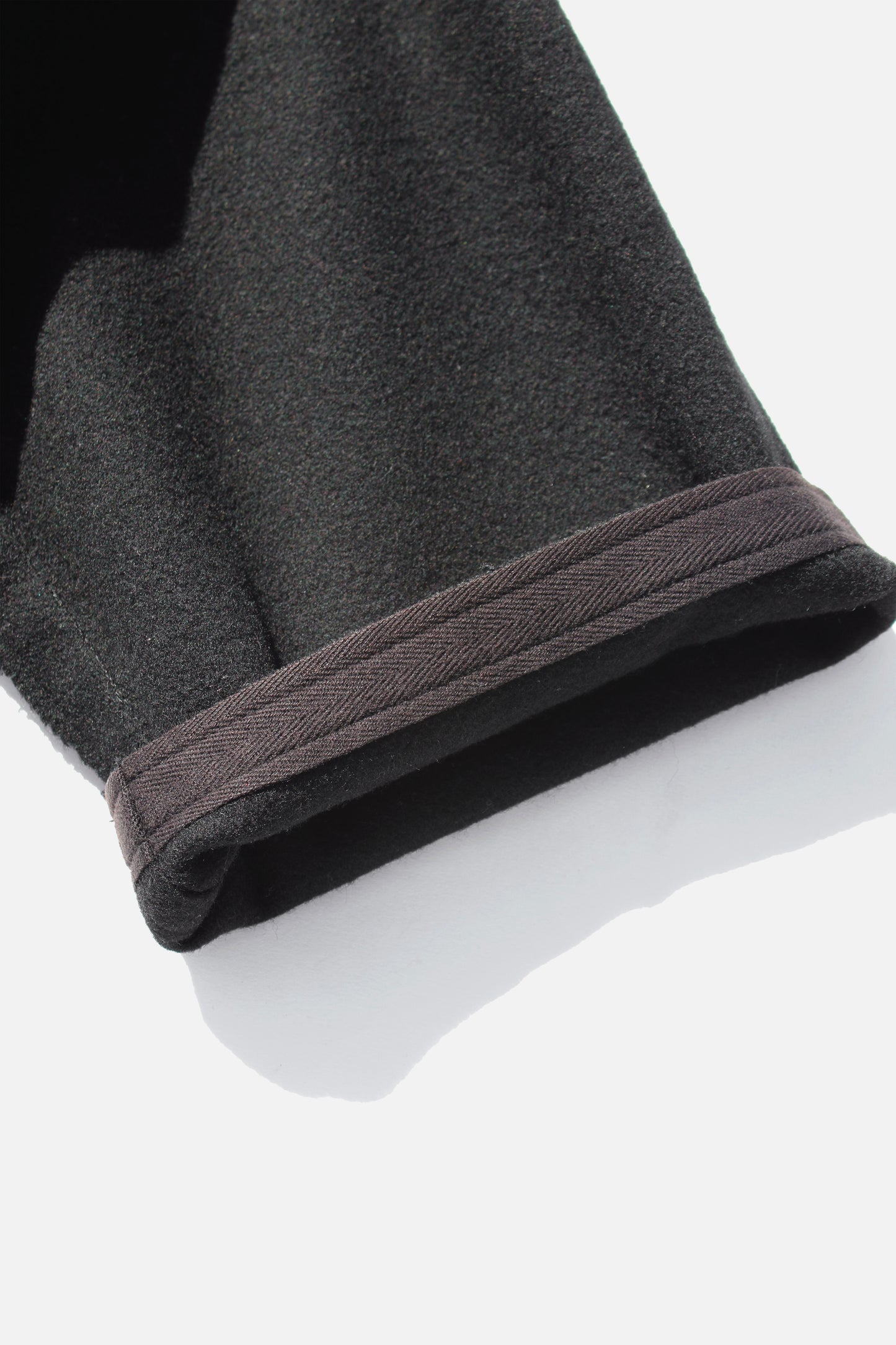 Y's BIG COLLAR LONG COAT BLACK