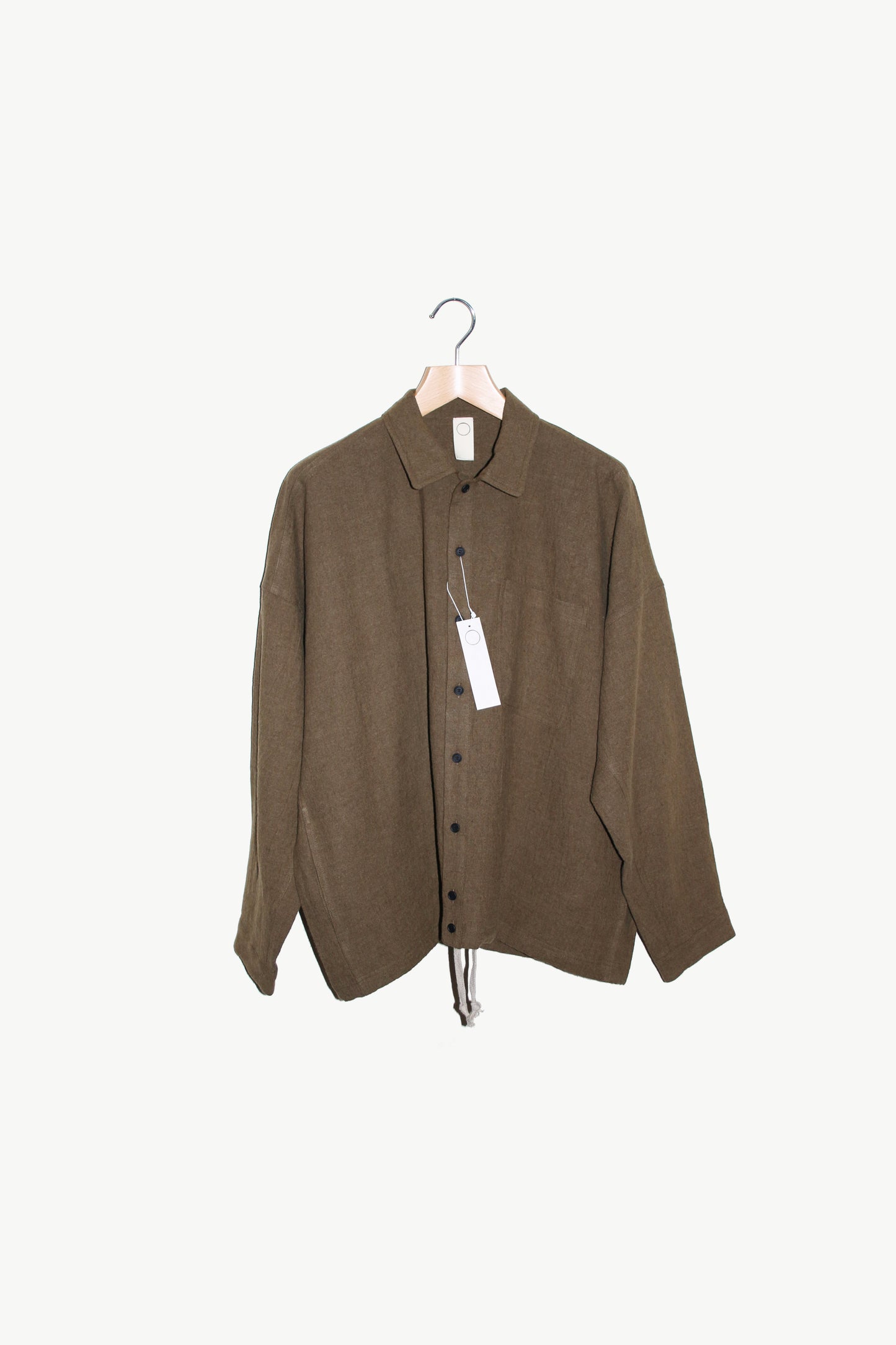 O PROJECT BOILED CLOTH BOMBER SHIRT