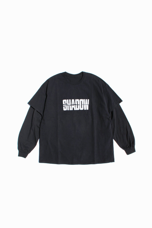 ESSAY LAYERED OVERSIZE LONG T-SHIRT - SHADOW