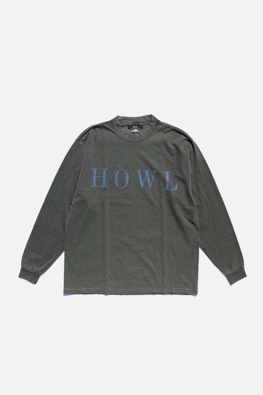 ESSAY PIGMENT DROPSHOULDER LONG T-SHIRT - HOWL