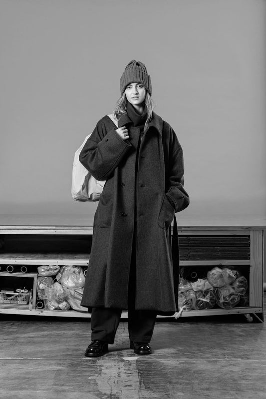 VOAAOV SUPER 100 WOOL BEABER COAT