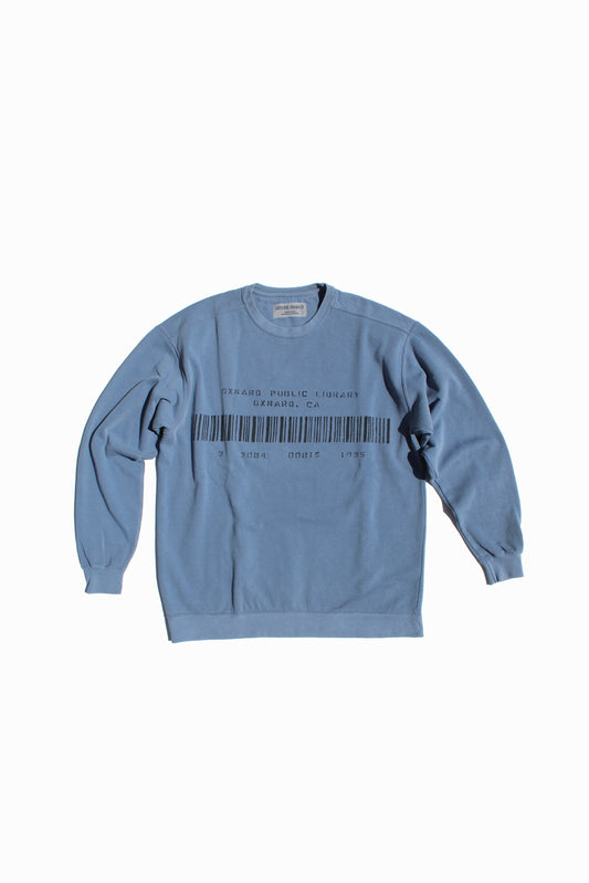 ESSAY PIGMENT SWEATER - LIGHT BLUE