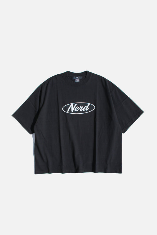 ESSAY PIGMENT DROPSHOULDER T-SHIRT - BLACK
