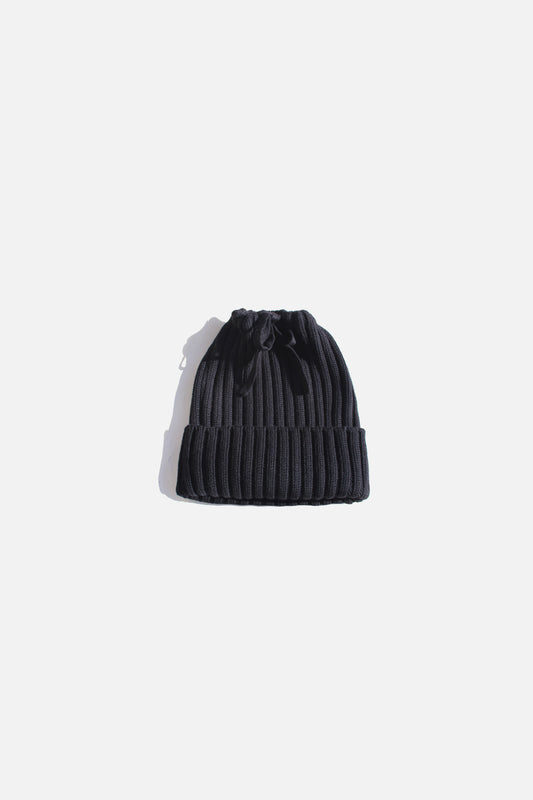 VOAAOV KNIT BEANIE - BLACK