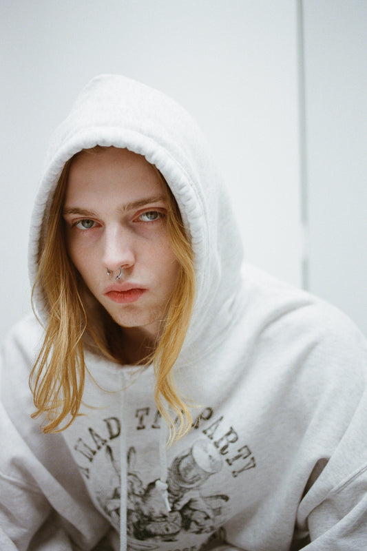 ESSAY PRINT XL PARKA - TEA PARTY