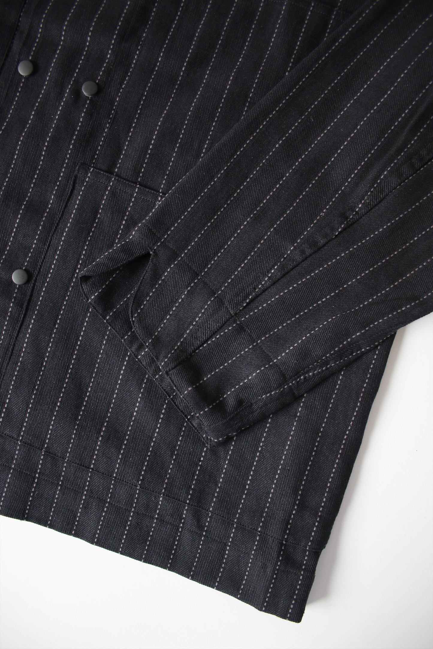 MY BEAUTIFUL LANDLET DOBBYSTRIPE HERRINGBONE JACKET