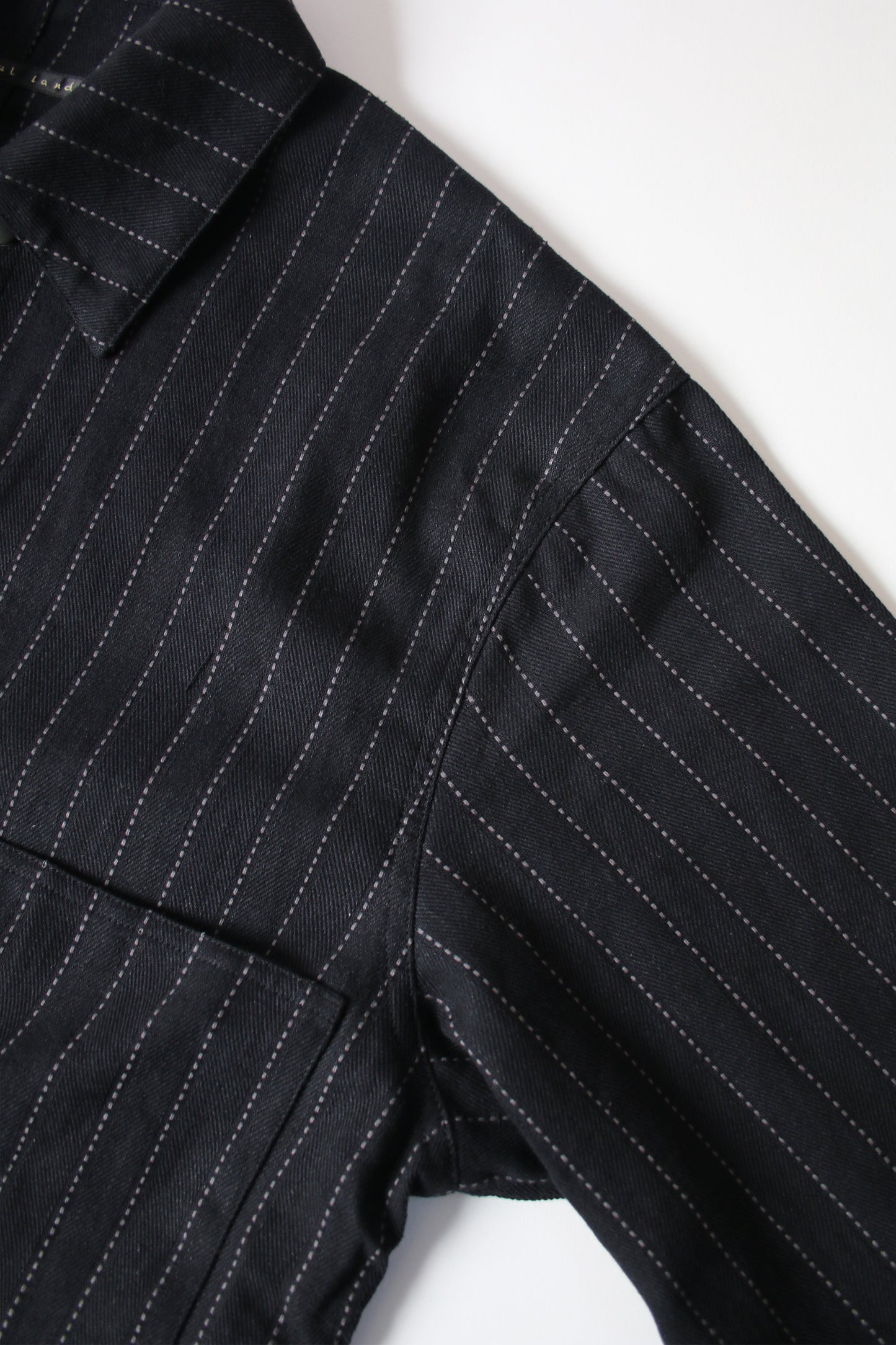 MY BEAUTIFUL LANDLET DOBBYSTRIPE HERRINGBONE JACKET