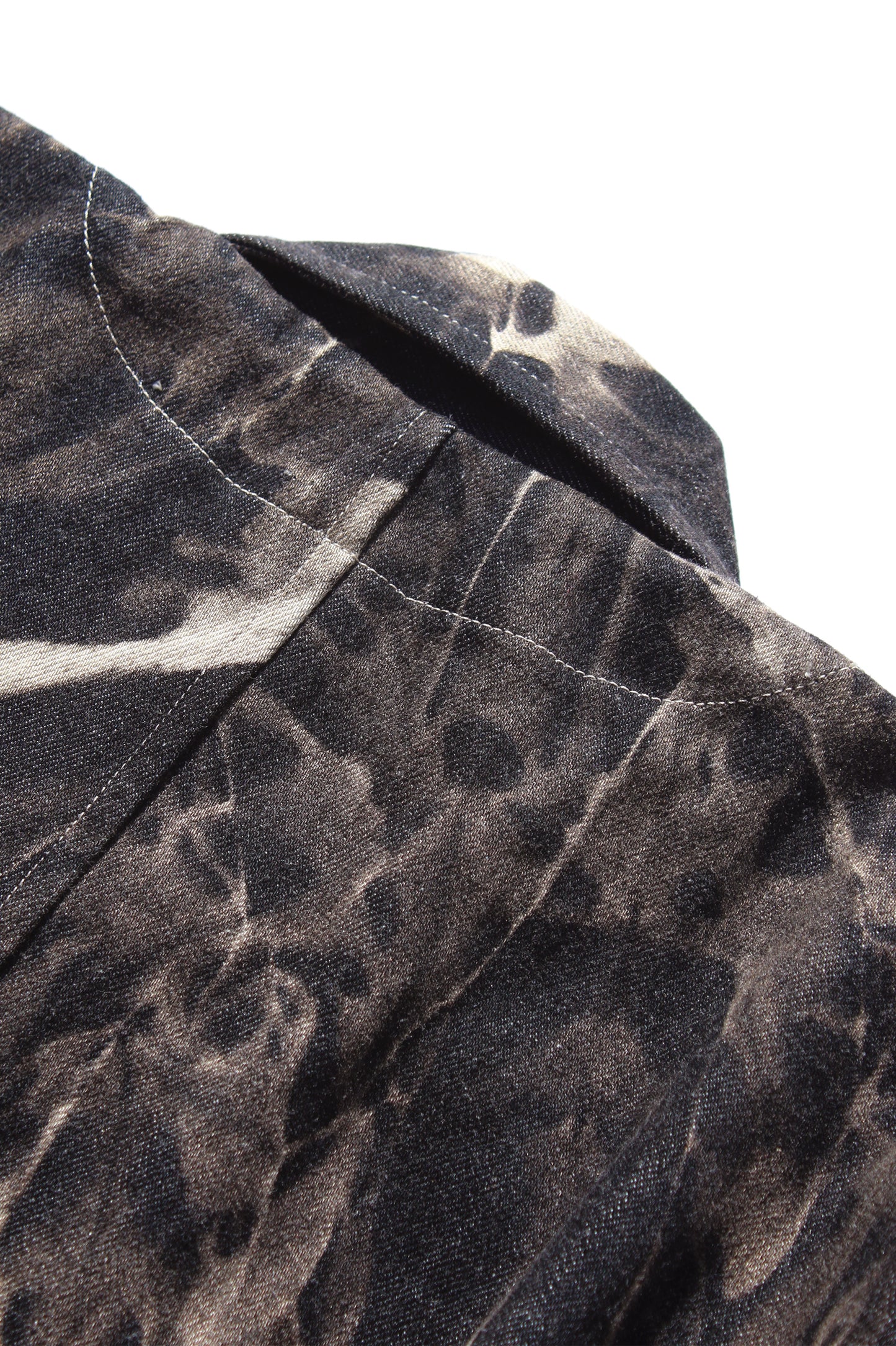 O PROJECT BLEACHED SHADOW DENIM JACKET