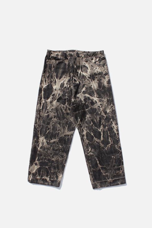 O PROJECT BLEACHED SHADOW DENIM TROUSERS