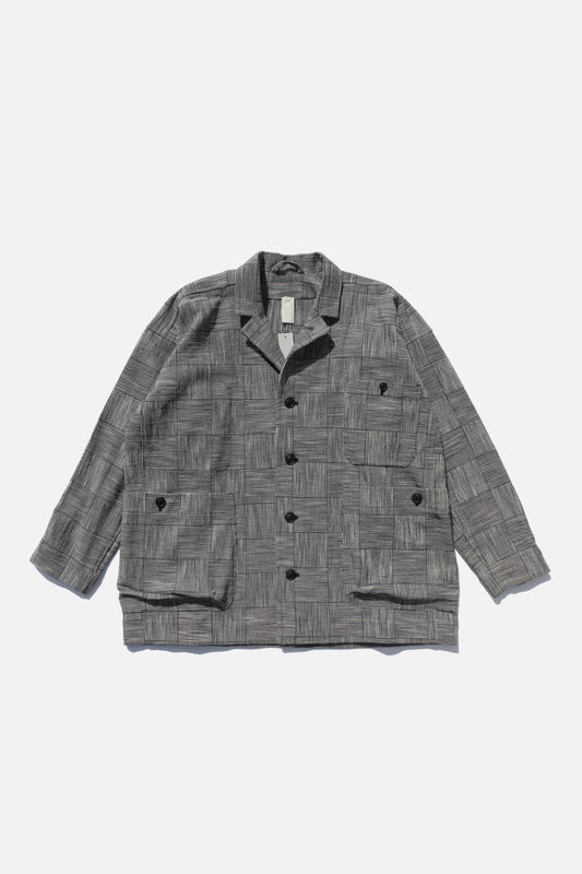 O PROJECT BLOCK STRIPE CLOTH BLAZER
