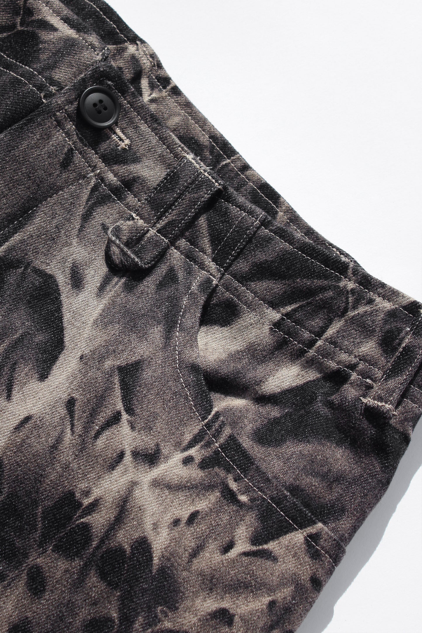 O PROJECT BLEACHED SHADOW DENIM TROUSERS