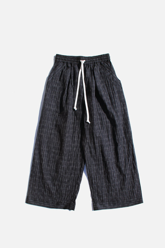 O PROJECT FINE KASURI SHIRTING WIDE PANTS