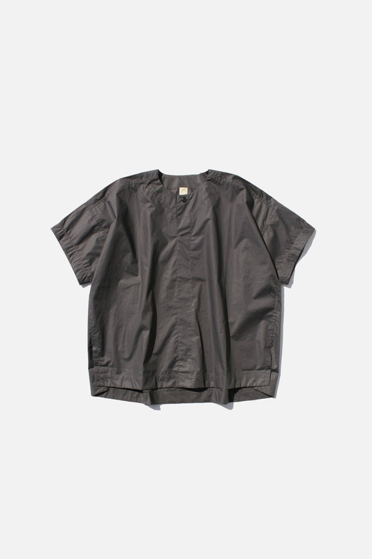 O PROJECT COATED TYPEWRITER WOVEN TEE - DARK GREY